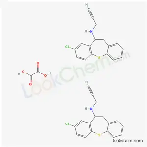 10,11-디하이드로-8-클로로-N-2-프로피닐디벤조(b,f)티에핀-10-아민 에탄 디오에이트(2:1)