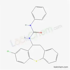 Molecular Structure of 69195-68-2 (N-(8-chloro-10,11-dihydrodibenzo[b,f]thiepin-10-yl)-N'-phenylurea)