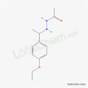 Molecular Structure of 69352-48-3 (N'-[1-(4-Ethoxyphenyl)ethyl]acetohydrazide)