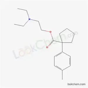Molecular Structure of 69352-96-1 (1-(p-Tolyl)-1-cyclopentanecarboxylic acid 2-(diethylamino)ethyl ester)