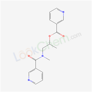 1-methyl-2-[methyl(pyridin-3-ylcarbonyl)amino]ethyl pyridine-3-carboxylate