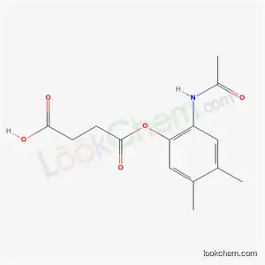숙신산 수소 1- (2- 아세틸 아미노 -4,5- 디메틸 페닐) 에스테르
