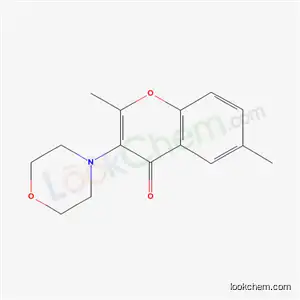 4H-1-Benzopyran-4-one, 2,6-dimethyl-3-(4-morpholinyl)-