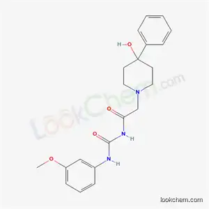 1-[(4-ヒドロキシ-4-フェニルピペリジノ)アセチル]-3-(m-メトキシフェニル)尿素