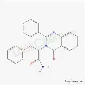 4-Oxo-2-phenyl-alpha-(phenylmethyl)-3(4H)-quinazolineacetamide