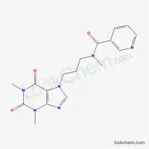 3-Pyridinecarboxamide, N-methyl-N-(3-(1,2,3,6-tetrahydro-1,3-dimethyl-2,6-dioxo-7H-purin-7-yl)propyl)-
