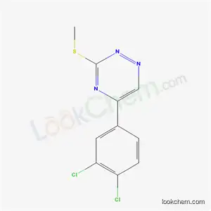 Molecular Structure of 70551-97-2 (5-(2,4-Dichlorophenyl)-3-methylthio-1,2,4-triazine)