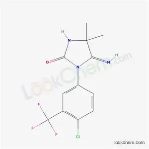 2-Imidazolidinone, 1-(4-chloro-3-(trifluoromethyl)phenyl)-5-imino-4,4-dimethyl-