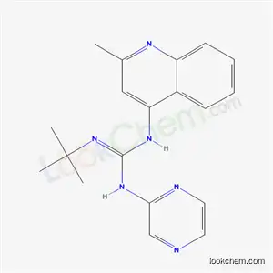 Guanidine, 1-tert-butyl-2-(2-methyl-4-quinolyl)-3-(2-pyrazinyl)-