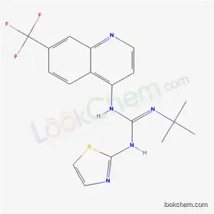 Guanidine, 1-tert-butyl-3-(2-thiazolyl)-2-(7-(trifluoromethyl)-4-quinolyl)-