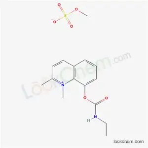 Molecular Structure of 71350-00-0 (Quinaldinium, 8-hydroxy-1-methyl-, methylsulfate, ethylcarbamate)