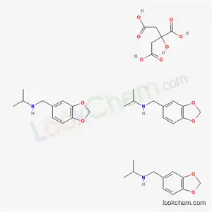 1,3-벤조디옥솔-5-메탄아민, N-(1-메틸에틸)-, 2-히드록시-1,2,3-프로판트리카르복실레이트 (3:1)