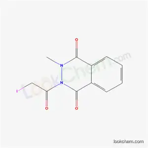 2,3-ジヒドロ-2-(ヨードアセチル)-3-メチルフタラジン-1,4-ジオン