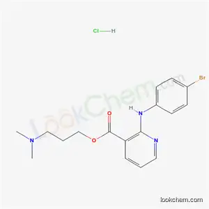 3-(디메틸아미노)프로필 2-((4-브로모페닐)아미노)-3-피리딘카르복실산 염산염