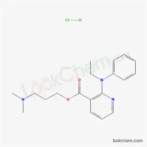 3-디메틸아미노프로필 2-(에틸-페닐-아미노)피리딘-3-카르복실레이트 염산염