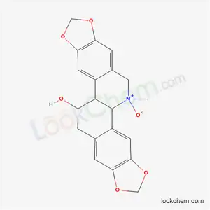 Molecular Structure of 76786-86-2 (5-methyl-4b,5,6,11b,12,13-hexahydro[1,3]benzodioxolo[5,6-c][1,3]dioxolo[4,5-j]phenanthridin-12-ol 5-oxide)