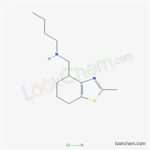 Methyl-2 (Nn-butylaminomethyl) -4 tetrahydro-4,5,6,7-benzo (d) thiazole chlorhydrate [프랑스어]