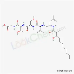 시클로[Gly-3-히드록시*-2-메틸-1-옥소운데실-N-메틸-L-Leu-L-Val-L-Ser-L-aThr-]