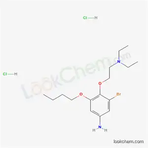 3-브로모-5-부톡시-베타-(디에틸아미노)-p-페네티딘 디히드로클로라이드