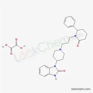 Molecular Structure of 109758-38-5 (1-{1-[3-(2-oxo-6-phenylpiperidin-1-yl)propyl]piperidin-4-yl}-1,3-dihydro-2H-benzimidazol-2-one ethanedioate)