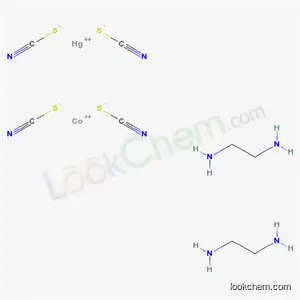 코발트(+2) 양이온, 에탄-1,2-디아민, 수은(+2) 양이온, 테트라티오시아네이트