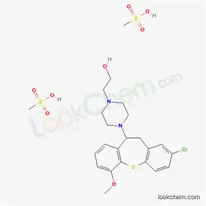 1-피페라진에탄올, 4-(2-클로로-10,11-디히드로-6-메톡시디벤조(b,f)티에핀-10-일)-, 디메탄술포네이트(염)