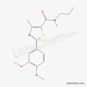 5-티아졸카르복스아미드, 2-(3,4-디메톡시페닐)-4-메틸-N-프로필-