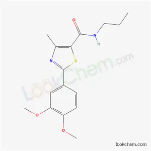 5-티아졸카르복스아미드, 2-(3,4-디메톡시페닐)-4-메틸-N-프로필-