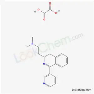 3-이소퀴놀리네탄아민, 3,4-디히드로-N,N-디메틸-1-(3-피리디닐)-, 에탄디오에이트(염)