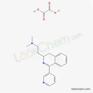 3-이소퀴놀리네탄아민, 3,4-디히드로-N,N-디메틸-1-(3-피리디닐)-, 에탄디오에이트(염)