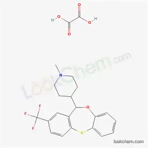 수소 옥살레이트 중 8-트리플루오로메틸-6-(1-메틸-4-피페리딜)-6H-디벤즈(b,e)-1,4-옥사티에프