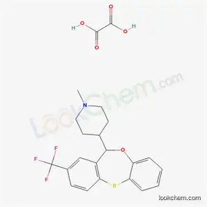 수소 옥살레이트 중 8-트리플루오로메틸-6-(1-메틸-4-피페리딜)-6H-디벤즈(b,e)-1,4-옥사티에프