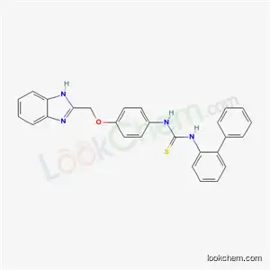 N-(4-(1H-벤즈이미다졸-2-일메톡시)페닐)-N'-(1,1'-비페닐릴)티오우레아