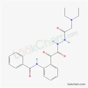 벤젠아세트산, 2-(벤조일아미노)-알파-옥소-, 2-((디에틸아미노)아세틸)히드라지드