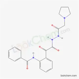 1-피롤리딘아세트산, 2-((2-(벤조일아미노)페닐)옥소아세틸)히드라지드