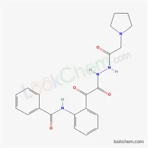 1-피롤리딘아세트산, 2-((2-(벤조일아미노)페닐)옥소아세틸)히드라지드