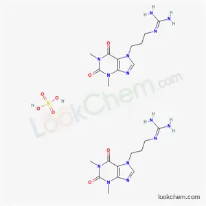 2-[3-(1,3-디메틸-2,6-디옥소-퓨린-7-일)프로필]구아니딘, 황산