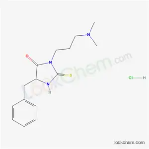 히단토인, 5-벤질-3-(3-(디메틸아미노)프로필)-2-티오-, 염산염