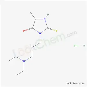 히단토인, 3-(3-(디에틸아미노)프로필)-5-메틸-2-티오-, 염산염