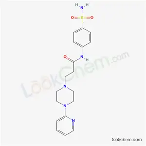 1-피페라진프로판아미드, N-(4-(아미노술포닐)페닐)-4-(2-피리디닐)-