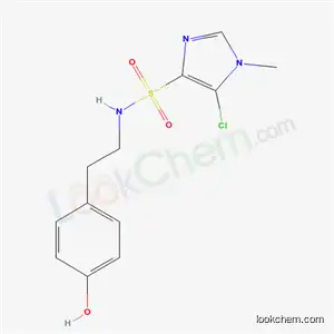 1H-Imidazole-4-sulfonamide, 5-chloro-N-(2-(4-hydroxyphenyl)ethyl)-1-methyl-