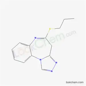 4H-(1,2,4)Triazolo(4,3-a)(1,5)benzodiazepine, 5-(propylthio)-