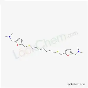 2-Furanmethanamine, 5,5'-(1,7-heptanediylbis(thiomethylene))bis(N,N-dimethyl-