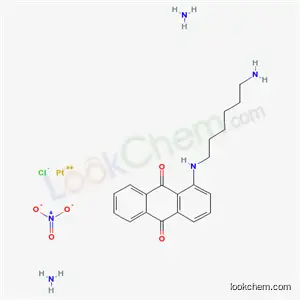 1-(6-아미노헥실아미노)안트라센-9,10-디온, 아잔, 백금(+2) 양이온, 염화물, 질산염