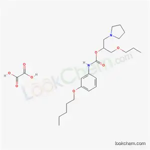 옥살산, (1-프로폭시-3-피롤리딘-1-일-프로판-2-일) N-(3-펜톡시페닐)카바메이트