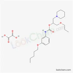 옥살산, [1- (1- 피 페리 딜) -3- 프로 폭시-프로판 -2- 일] N- (3- 펜 톡시 페닐) 카바 메이트