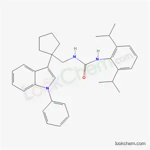 N(1)-(2,6-디이소프로필페닐)-N(2)-(1-(1-페닐-3-인돌릴)시클로펜틸메틸)우레아