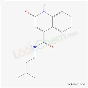 4-퀴놀린카르복실산, 1,2-디히드로-N-(3-메틸부틸)-2-옥소-