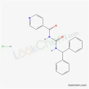 4- 피리딘 카르 복사 미드, N-(((디 페닐 메틸) 아미노) 카르 보닐)-, 모노 히드로 클로라이드