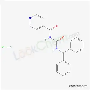 4- 피리딘 카르 복사 미드, N-(((디 페닐 메틸) 아미노) 카르 보닐)-, 모노 히드로 클로라이드
